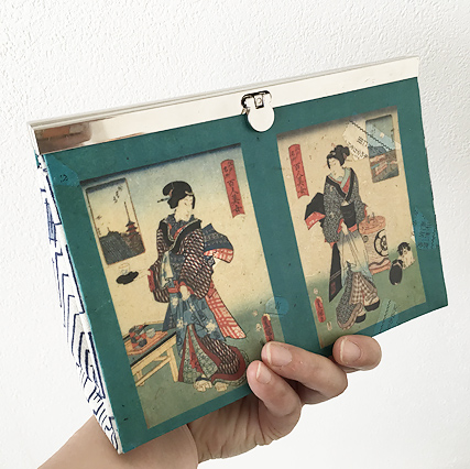 雅やかなGold&Silver leaf 和紙バッグ